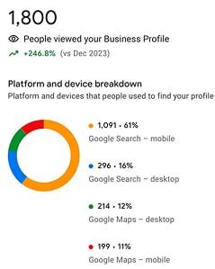 Google Business Profile results