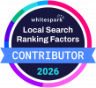 Badge for Whitespark Local SEO top voice and 2026 rank factors contribution